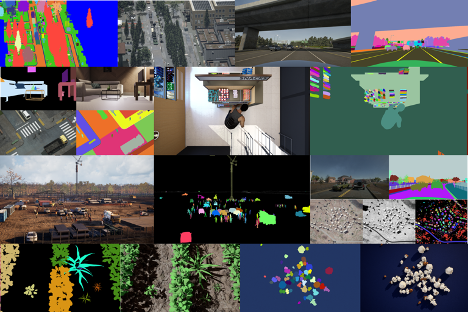 Synthetic dataset pipeline illustration